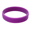 Silicon Bracelet Silicon Wristband With 3d Effect Wording Printing Custom