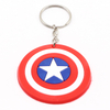 Factory wholesale plastic soft pvc football keychain,soccer keyring for fan gift
