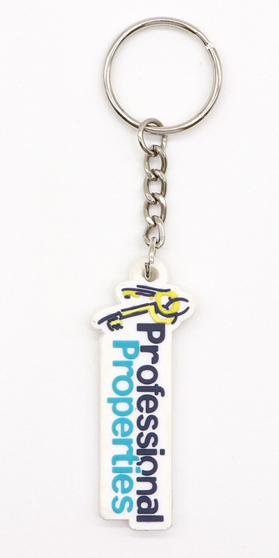Promotional gifts with logo rubber key chain/ custom key tag/ Customized PVC key chain with logo
