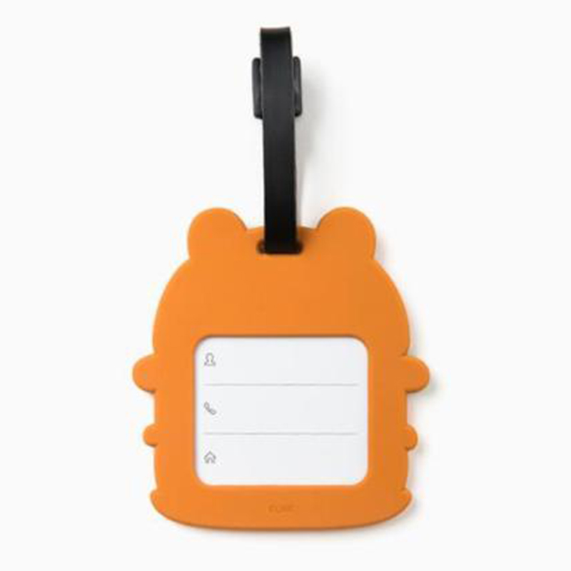 Manufacturer Custom Logo Waterproof 3D Cartoon Silicone Plastic Luggage Tag for Travel Tag and Name Tag