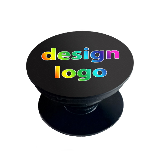 Custom Logo Gift company logo mobile phone stand pop up phone holder socket stand grip customized picture free sample