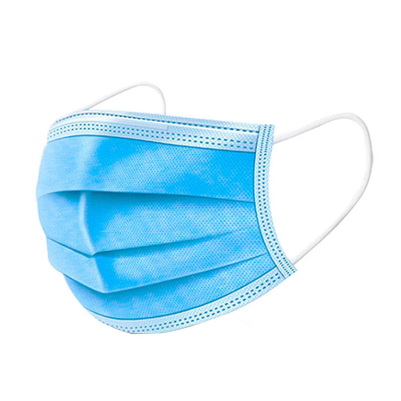 3ply non-woven disposable face mask with elastic earloop
